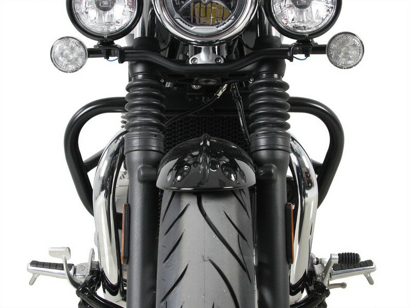 ヘプコ＆ベッカー エンジンプロテクションバー - ブラック Triumph Bonneville S ...