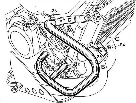 ヘプコ＆ベッカー エンジンプロテクションバー ブラック Yamaha XTZ 750 Super Tenere | 502402 00 01