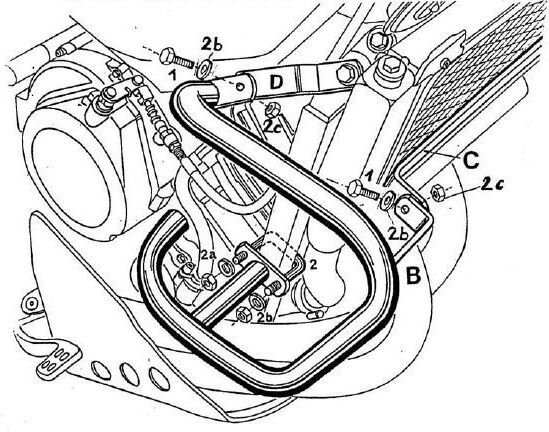 ヘプコ＆ベッカー エンジンプロテクションバー-ホワイト Yamaha XTZ 750 Super Tenere | 502402 00 03