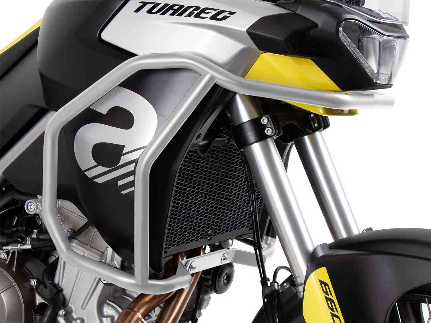 ヘプコ＆ベッカー タンクガード シルバー aprilia Tuareg 660 | 5027599 00 09
