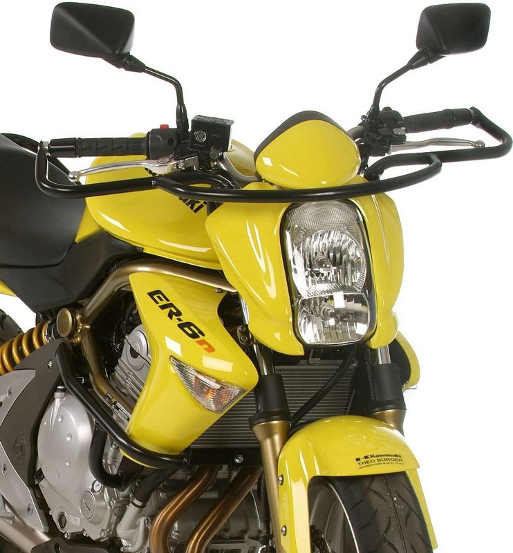 ヘプコ＆ベッカー プロテクションバー フロント ブラック Kawasaki ER-6n -2008まで | 503287 00 01
