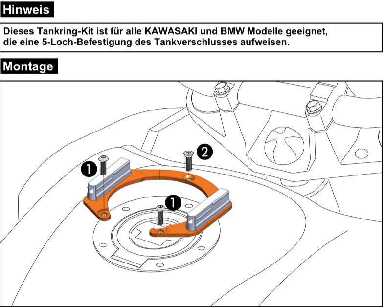 適合車種: KAWASAKIER-6f (2009-2011)ER-6n (2009-2011)Manufacturer : Hepco & Becker GermanyType of part : Genuine Original PartsHepco & Becker Genuine Manufacturer Code : 5062507 00 09Hepco & Becker Genuine product Code : 5062507 00 09製品番号 :5062507 00 09EAN：4042545668679革新的なタンクバッグ取り付け - フィドロック 特許取得済みHEPCOandBECKERのタンクバッグ固定用リングは、タンクバッグをモーターに取り付けるための大きな進歩です。