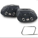 ヘプコ&ベッカー サドルバッグ セット Buffalo (バッファロー) ブラック チューブ サドルバッ