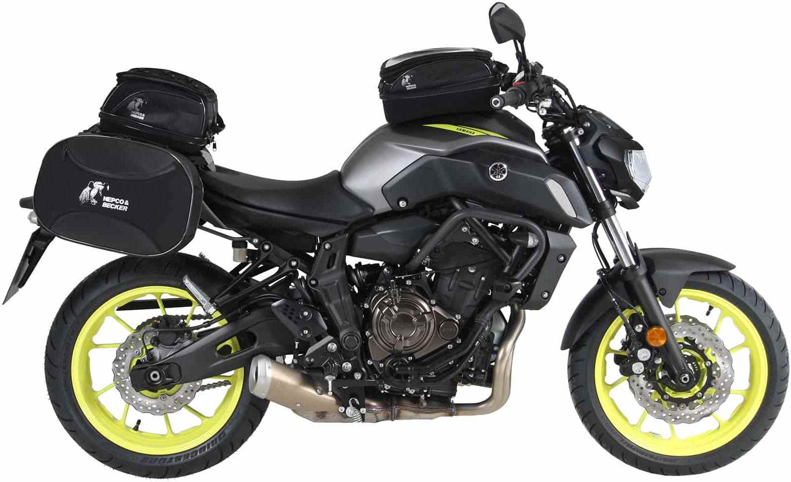 ヘプコ＆ベッカー サイドソフトケースホルダー(キャリア)「C-Bow」 YAMAHA MT-07 | 6304571 00 05