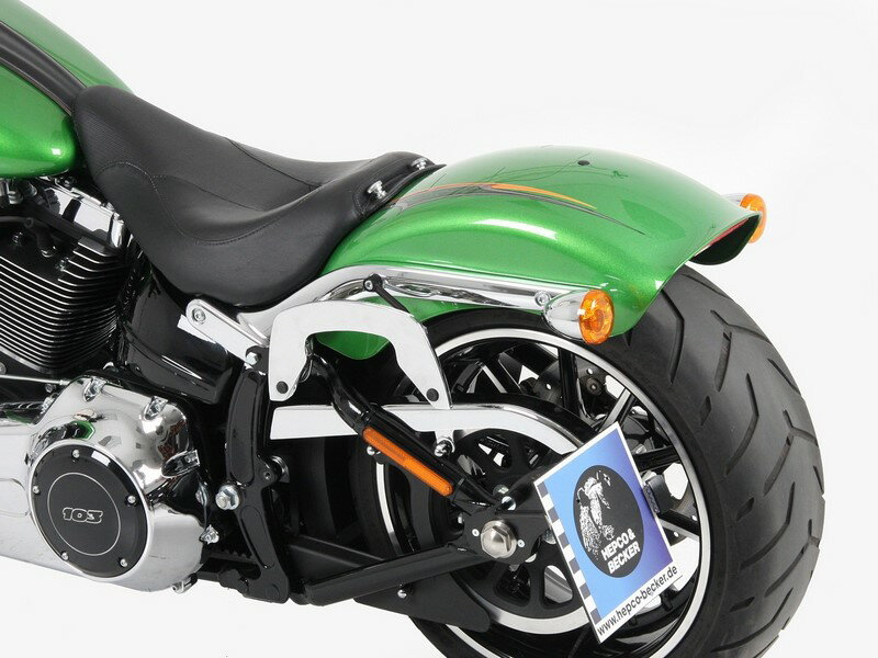 ヘプコ＆ベッカー C-Bow シーボウ サイドキャリア - クロム Harley-Davidson Softaill Slim (2012-2017) | 630