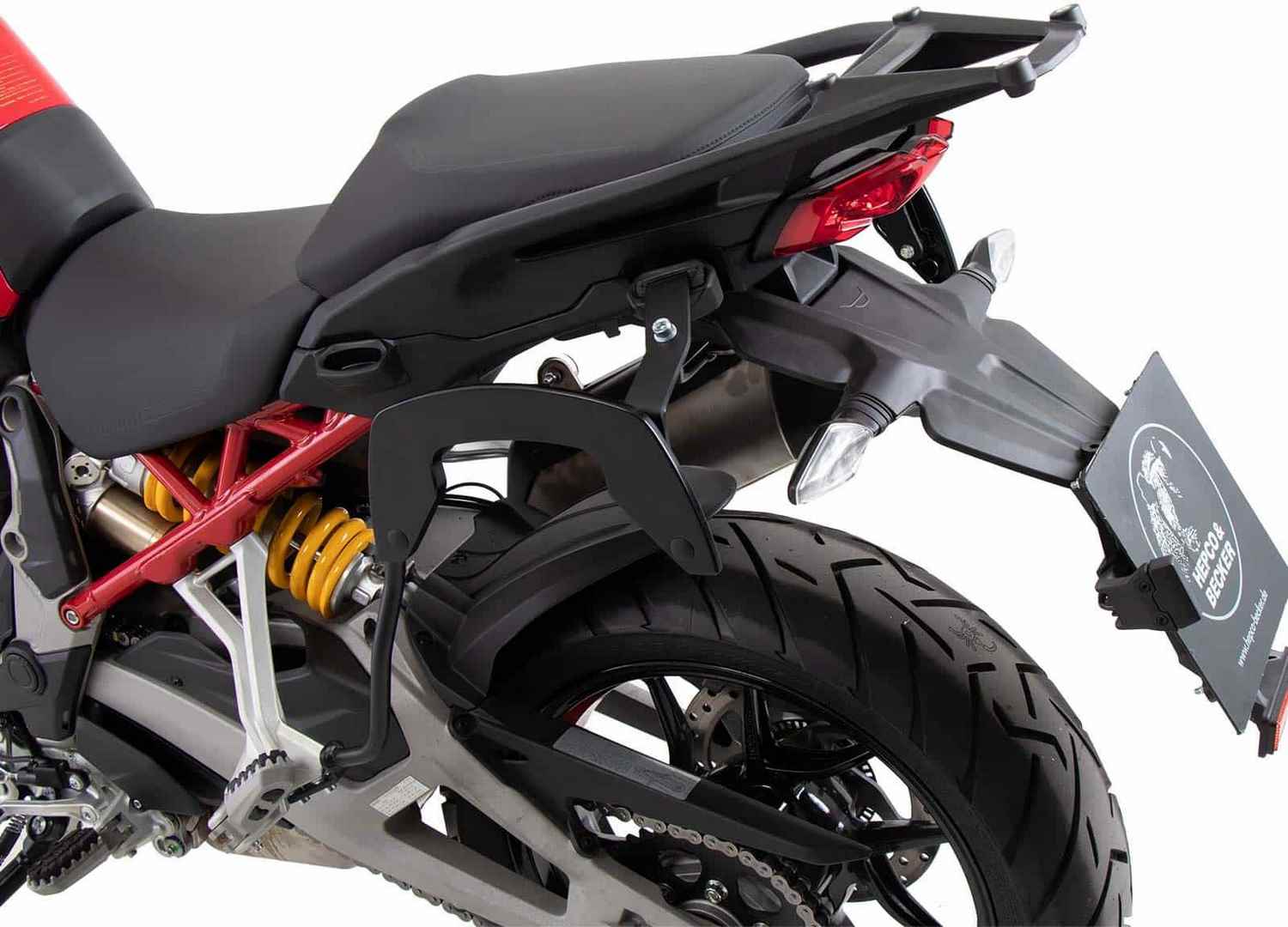 ヘプコ＆ベッカー サイドソフトケースホルダー(キャリア)「C-Bow」 DUCATI ムルティストラーダ V4 | 6307614 00 01