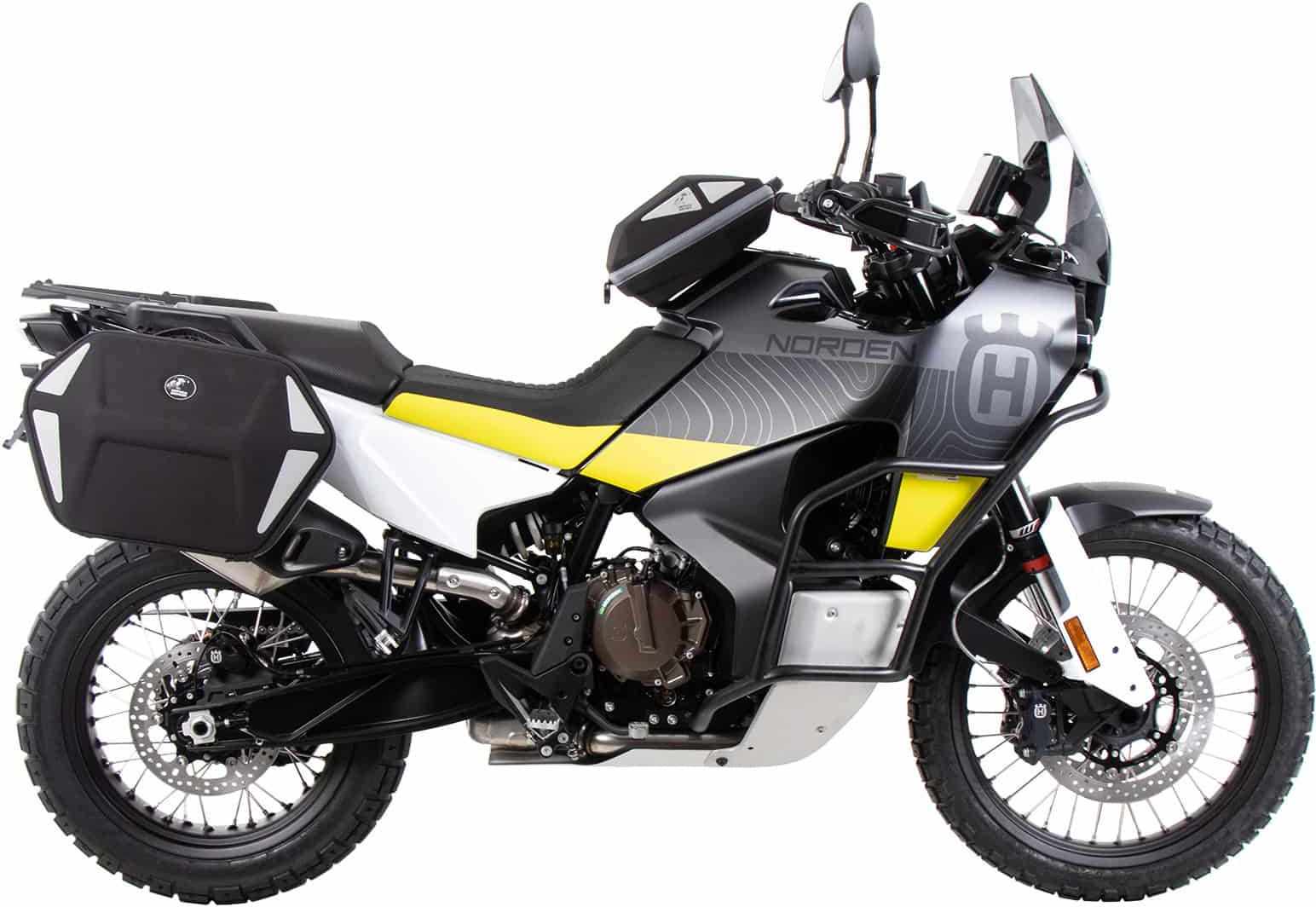 ヘプコ＆ベッカー サイドソフトケースホルダー(キャリア)「C-Bow」Husqvarna Norden 901 | 6307634 00 01