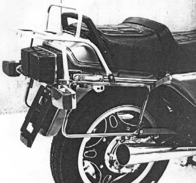 ヘプコ＆ベッカー サイド + トップケースキャリアセット クロム Honda GL 500 / 650 シルバー Wing |