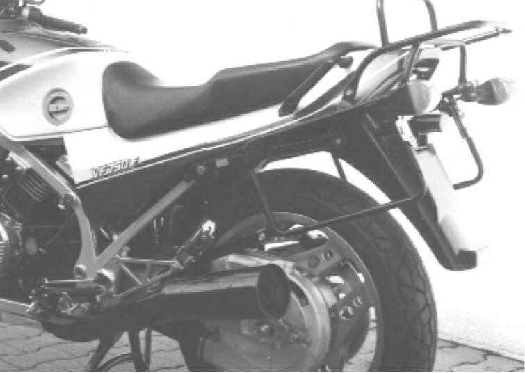 ヘプコ＆ベッカー サイド + トップケースキャリアセット ブラック Honda VF 750 F | 650150 00 01