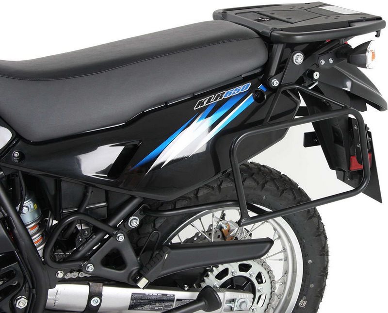 ヘプコ＆ベッカー サイドキャリア Lock-it (ロックイット) ブラック Kawasaki KLR 650 Export-Modell 2008-