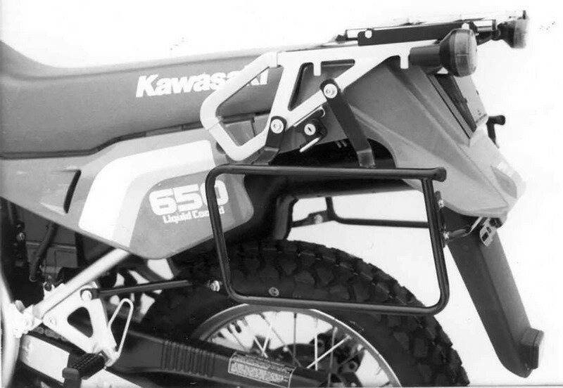 ヘプコ＆ベッカー サイドキャリア パーマネントマウント ブラック Kawasaki KLR 650 until 1992 | 6502