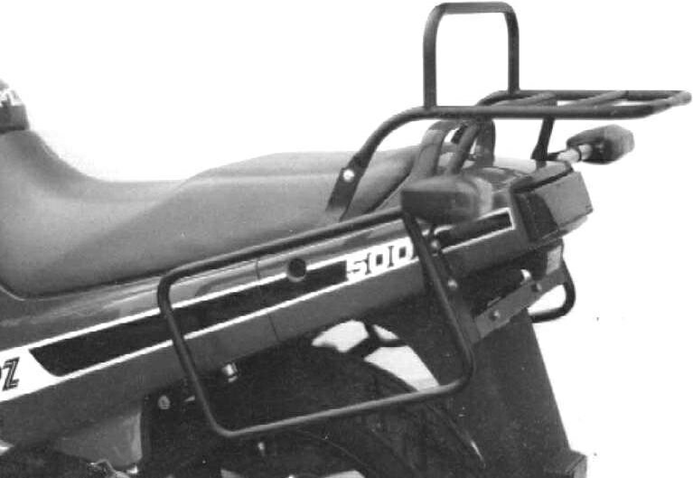 ヘプコ＆ベッカー サイド + トップケースキャリアセット ブラック Kawasaki GPZ 500 S -1993まで | 65
