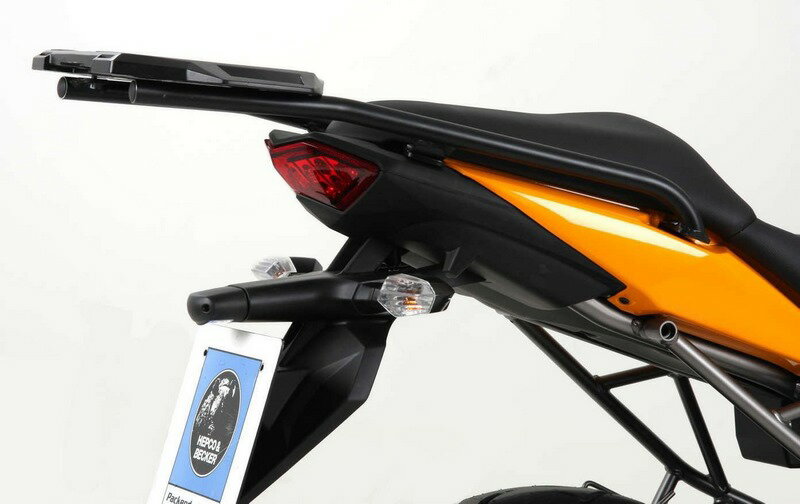 ヘプコ＆ベッカー Alurack (アリュラック) トップケースキャリア ブラック Kawasaki Versys 650 2010-20