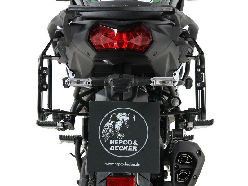 Hepco & Becker / ヘプコアンドベッカー サイドキャリア Lock-it (ロックイット) - ブラック Kawasaki Ve