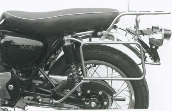 ヘプコ＆ベッカー サイド + トップケースキャリアセット ブラック Kawasaki W 650 / W 800 | 650284 00