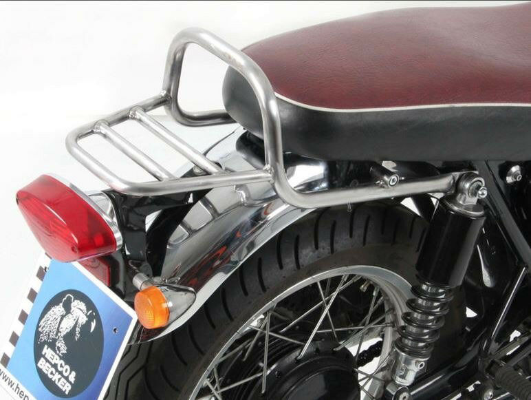 ヘプコ＆ベッカー チューブトップケースキャリア ブラック Kawasaki W 650 / W 800 | 650286 01 01