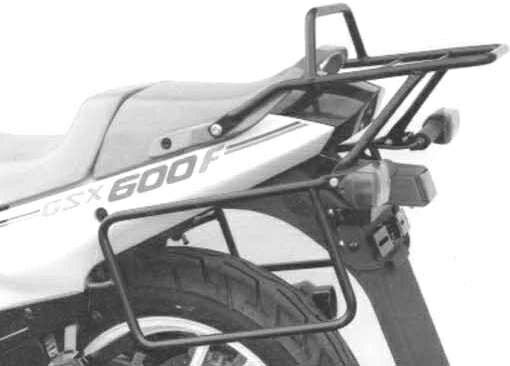 ヘプコ＆ベッカー サイド + トップケースキャリアセット ブラック Suzuki GSX 600 E/F 1987-1997 | 6503