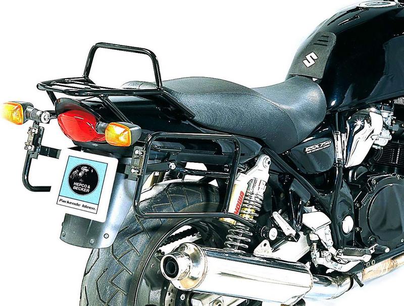 ヘプコ＆ベッカー サイドキャリア パーマネントマウント ブラック Suzuki GSX 750 from 1998 | 650390