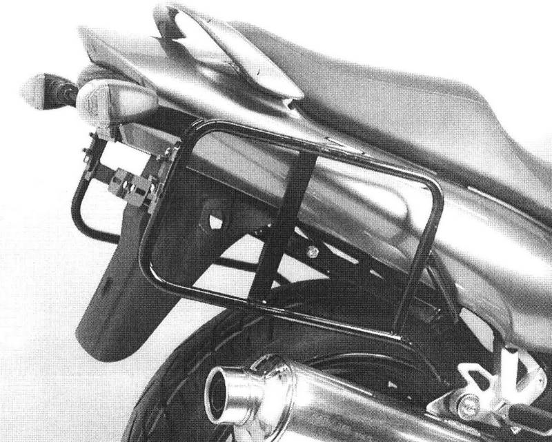 ヘプコ＆ベッカー サイドキャリア パーマネントマウント ブラック Suzuki GSX 750 F from 2003 | 65039