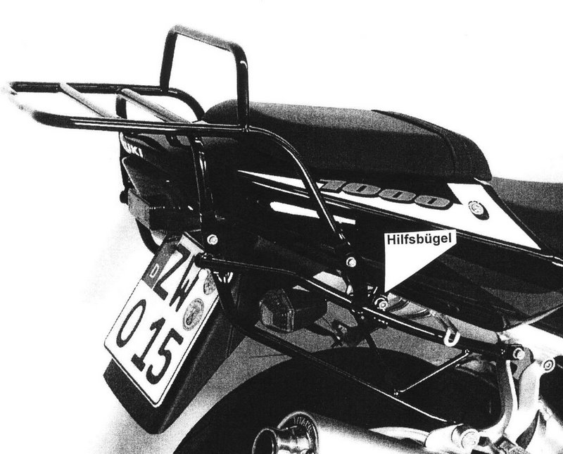 ヘプコ＆ベッカー チューブトップケースキャリア ブラック Suzuki GSX-R 600/750/1000 until 2003 | 65039