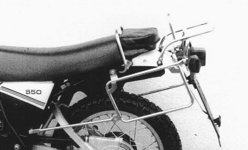 ヘプコ＆ベッカー サイド + トップケースキャリアセット ブラック Yamaha XT 400 / 550 | 650408 00 01