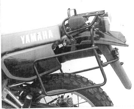 ヘプコ＆ベッカー サイドキャリア パーマネントマウント ブラック Yamaha XT 600 (スモール tank)