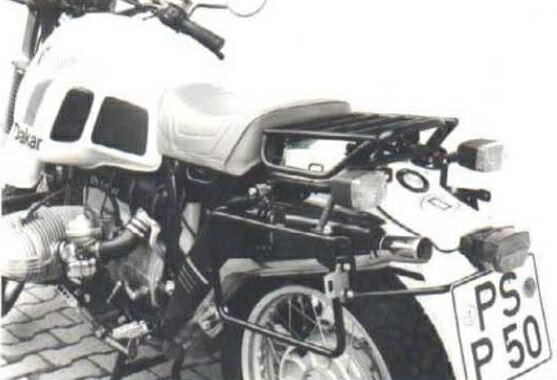 ヘプコ＆ベッカー サイドキャリア パーマネントマウント ブラック BMW R 80 GS Paris-Dakar until 1988