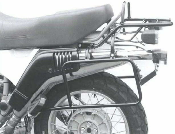 ヘプコ＆ベッカー チューブトップケースキャリア ブラック BMW R 65 G / S from 1988-R 80 G / S from 198