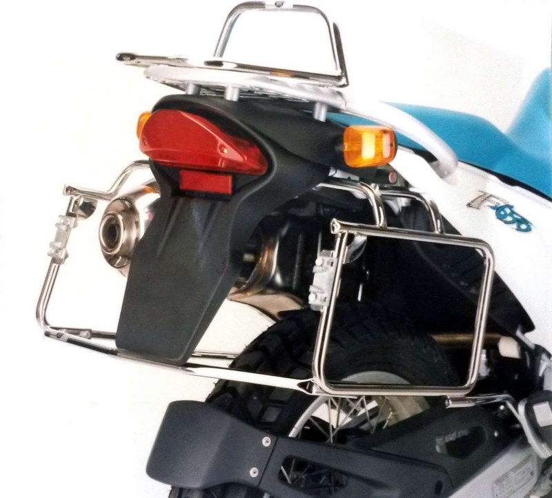 ヘプコ＆ベッカー サイドキャリア パーマネントマウント ブラック BMW F 650 until 1996 / F 650 / F 6