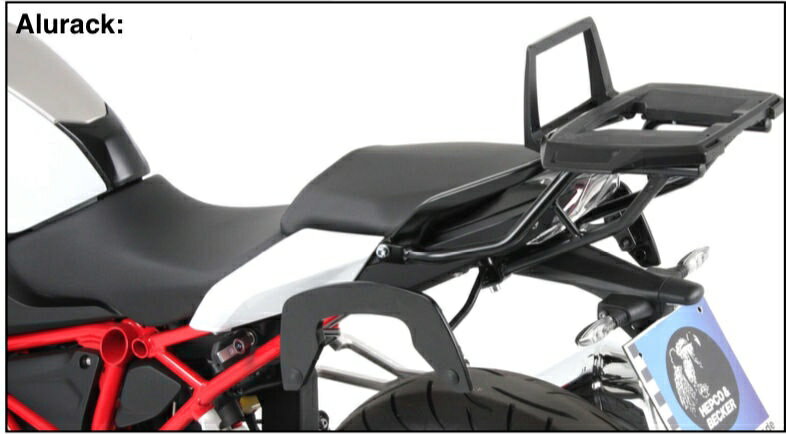 ヘプコ＆ベッカー Alurack (アリュラック) トップケースキャリア ブラック BMW R 1200 R 2015- | 650676