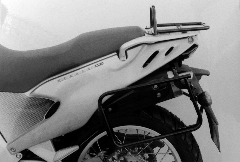 ヘプコ＆ベッカー サイドキャリア パーマネントマウント ブラック Aprilia Pegaso 650 / Garda from 19