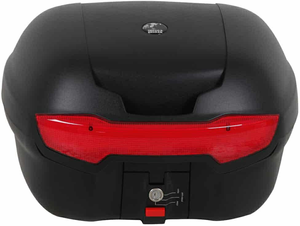 Hepco and Becker / ヘプコアンドベッカー Topcase - Set Journey 40 ブラック incl. carrier for Aprilia SR GT 125/200/Spor