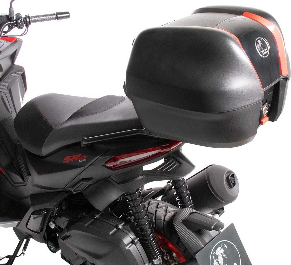 Hepco and Becker / ヘプコアンドベッカー Topcase - Set Journey 30 incl. carrier for Aprilia SR GT 125/200/Sport (ab