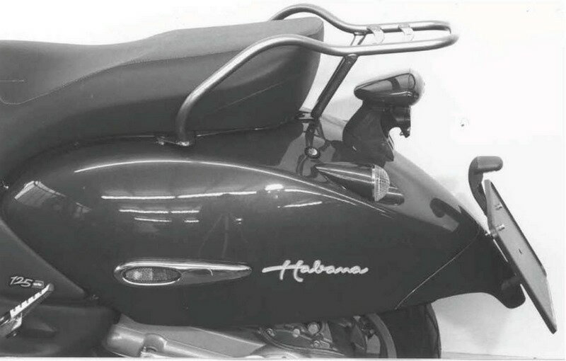 ヘプコ＆ベッカー チューブトップケースキャリア クロム Aprilia Habana 50-125 カスタム/Mojito | 650