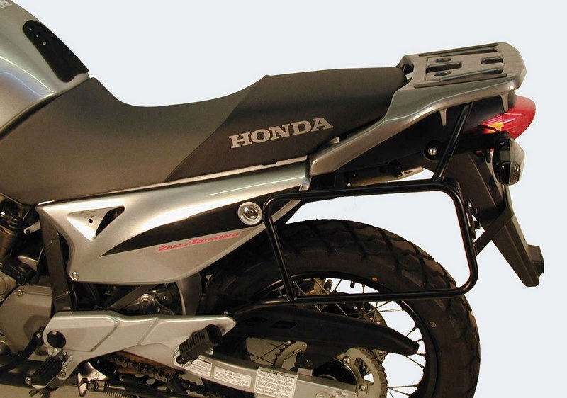 ヘプコ＆ベッカー サイドキャリア パーマネントマウント ブラック Honda XL 650 V Transalp from 2000