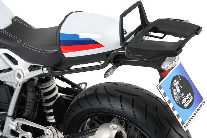 ヘプコ＆ベッカー Alurack (アリュラック) トップケースキャリア ブラック BMW R nineT Racer from 2017