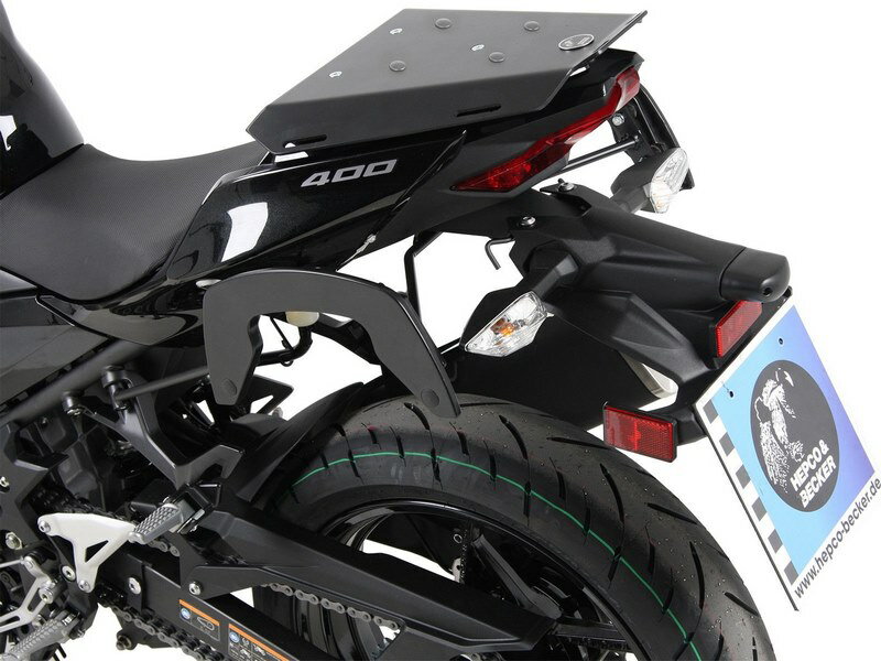 ヘプコ＆ベッカー C-Bow シーボウ サイドキャリア ブラック Kawasaki Ninja 400 / 2018 | 6302532 00 01