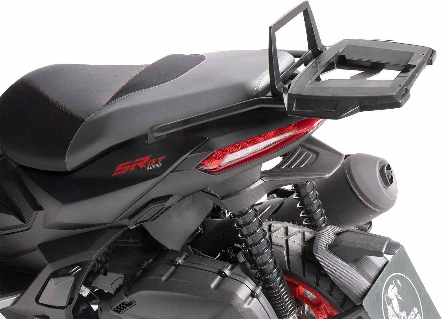 Hepco and Becker / ヘプコアンドベッカー Alurack top case carrier ブラック for Aprilia SR GT 125/200/Sport (ab 2022) |