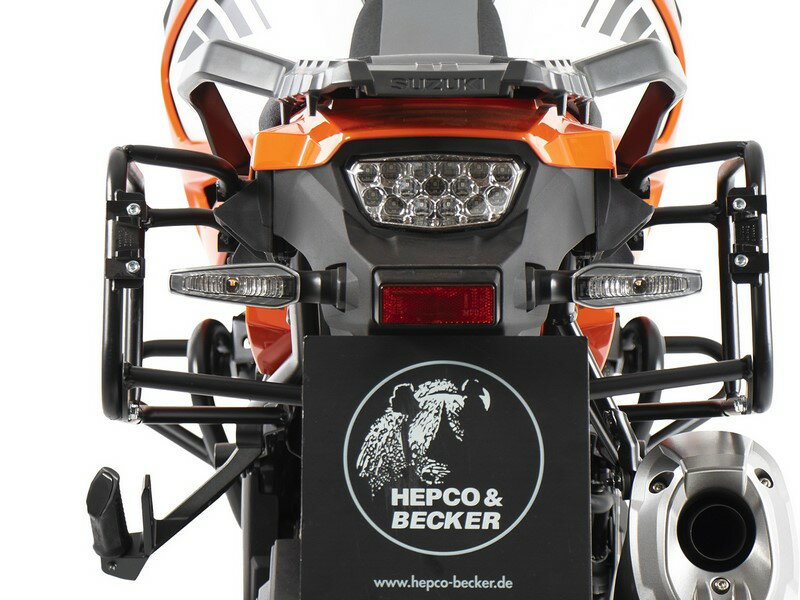 Hepco & Becker / ヘプコアンドベッカー サイドキャリア パーマネントマウント - ブラック Suzuki V-