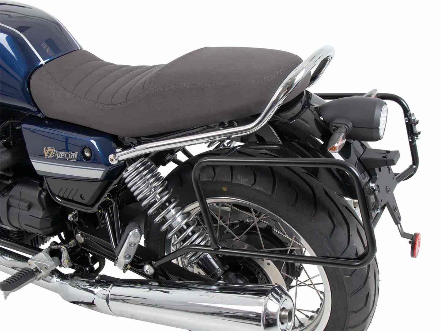 楽天ワンダーテックヘプコ＆ベッカー サイドケース ホルダー ブラック MOTOGUZZI V7 Stone/スペシャル/Centenario | 653556 00 01