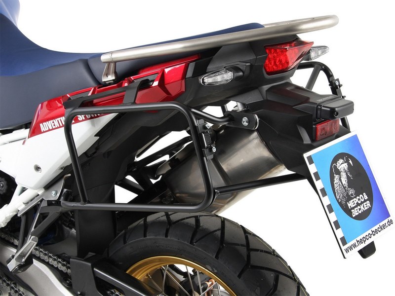 ヘプコ＆ベッカー サイドキャリア パーマネントマウント ブラック Honda CRF1000L アフリカツイ