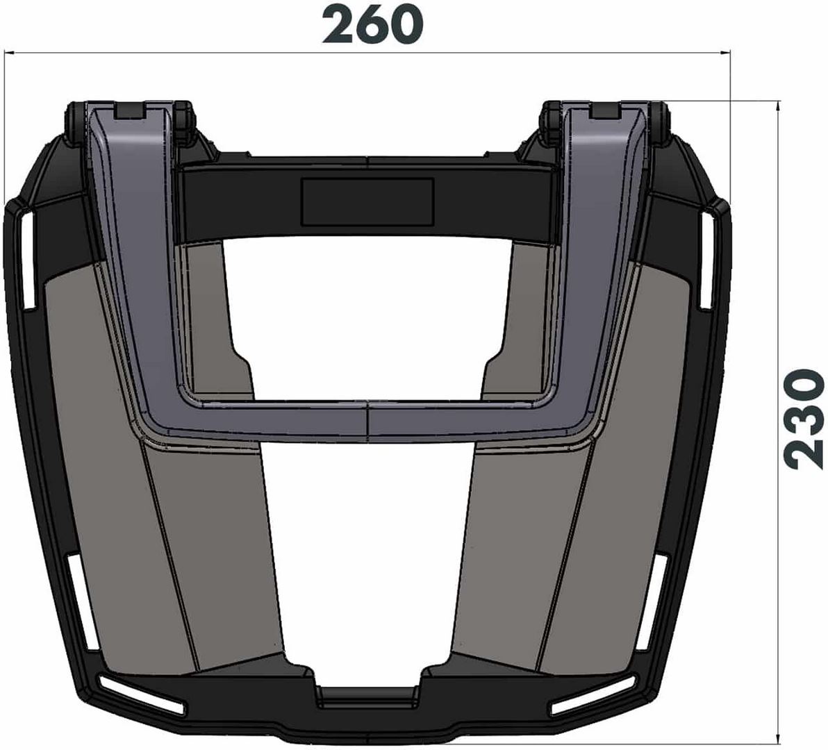 Hepco and Becker / إץɥ٥å Easyrack Topcasecarrier for Yamaha Tnr 700 World Raid (2022-) | 66145