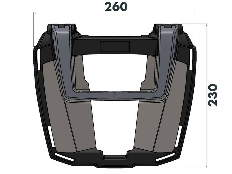 Hepco & Becker / ヘプコアンドベッカー イージーラック トップケースキャリア ブラック BMW C 4