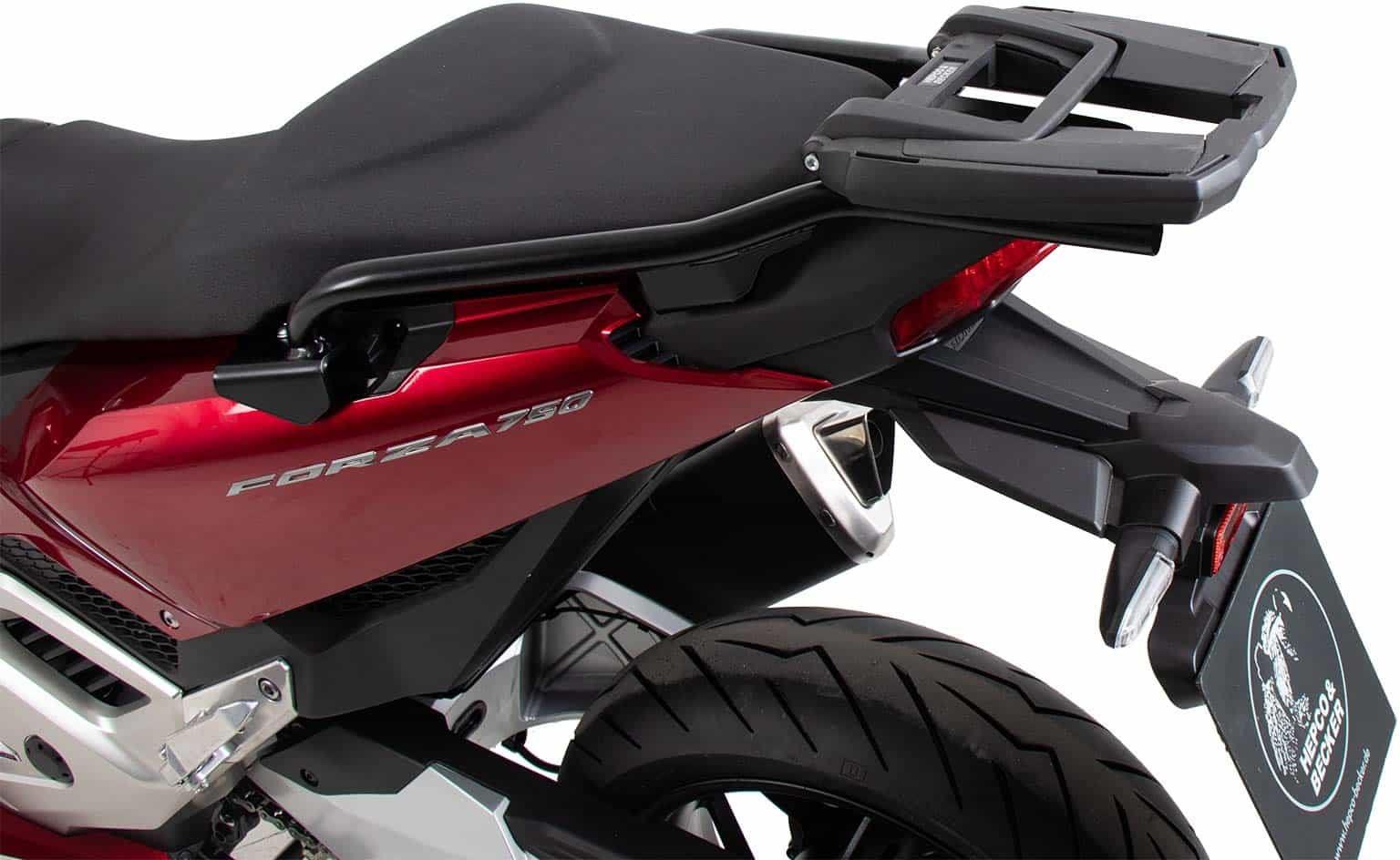 Hepco and Becker / ヘプコアンドベッカー Easyrack topcasecarrier ブラック for Honda Forza 750 (2021-) | 6619528 01 01