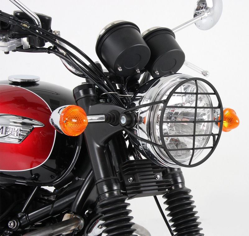 ヘプコ＆ベッカー ヘッドライトグリル ブラック Triumph Bonneville / T 100 | 700790 00 01