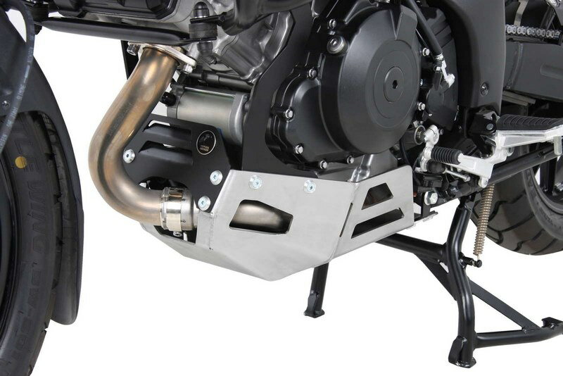 ヘプコ＆ベッカー エンジンプロテクションプレート シルバー Suzuki V-Strom 1000 ABS 2014- | 8103530 0