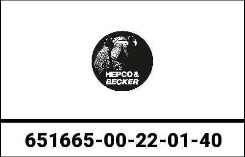 Hepco & Becker Sidecarrier Cutout Stainless Steel Incl. Xplorer ブラック Sideboxes For BMW R1200 GS LC (2013-2018) | 651665-00-2