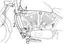 ヘプコ&ベッカー エンジンプロテクションバー クロム Kawasaki VN 800 Classic from 1996 | 501211 00 02(2)
