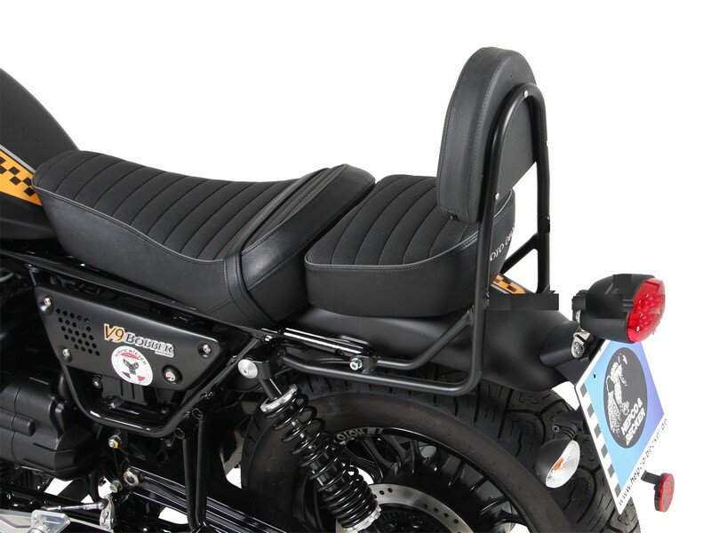 ヘプコ＆ベッカー シーシーバー (リアラック無し) for long seat - クロム Moto Guzzi V9 Roamer with long