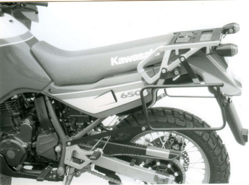 ヘプコ＆ベッカー サイドキャリア パーマネントマウント ブラック Kawasaki KLR 650 Tengai | 650252 0